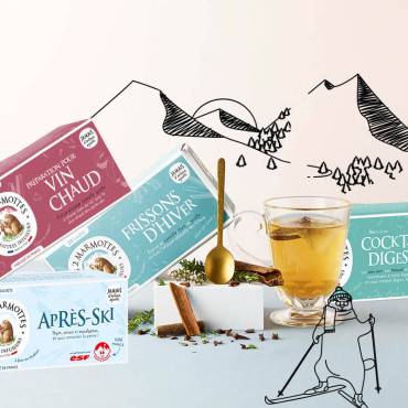 Buy wholesale Box of infusions and teas Autumn Winter - Les 2 Marmottes