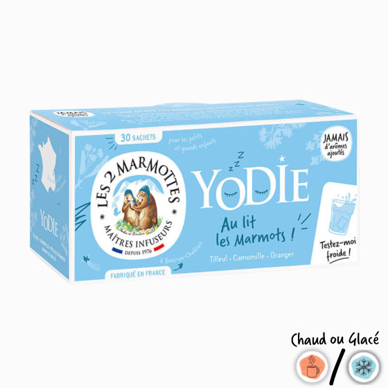 Infusion tilleul et camomille pour enfant Les 2 Marmottes - Made in France - Sans arômes ajoutés