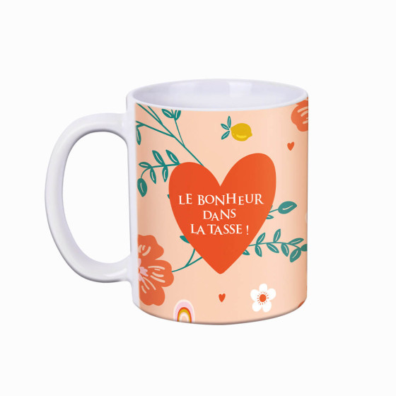 Happiness is at the bottom of a mug Happiness is at the bottom of a mug