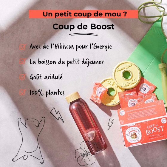 Coup de boost, la tisane pour faire le plein de peps dès le matin