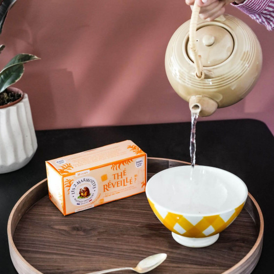 Thé noir bio pour le matin au petit déjeuner Thé noir bio pour le matin au petit déjeuner
