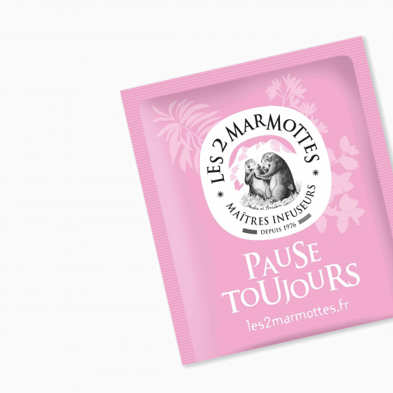 Sachet rose tisane pause toujours