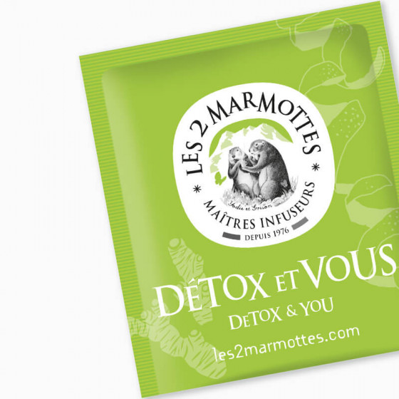 Sachet d'infusion Detox et Vous curcuma romarin