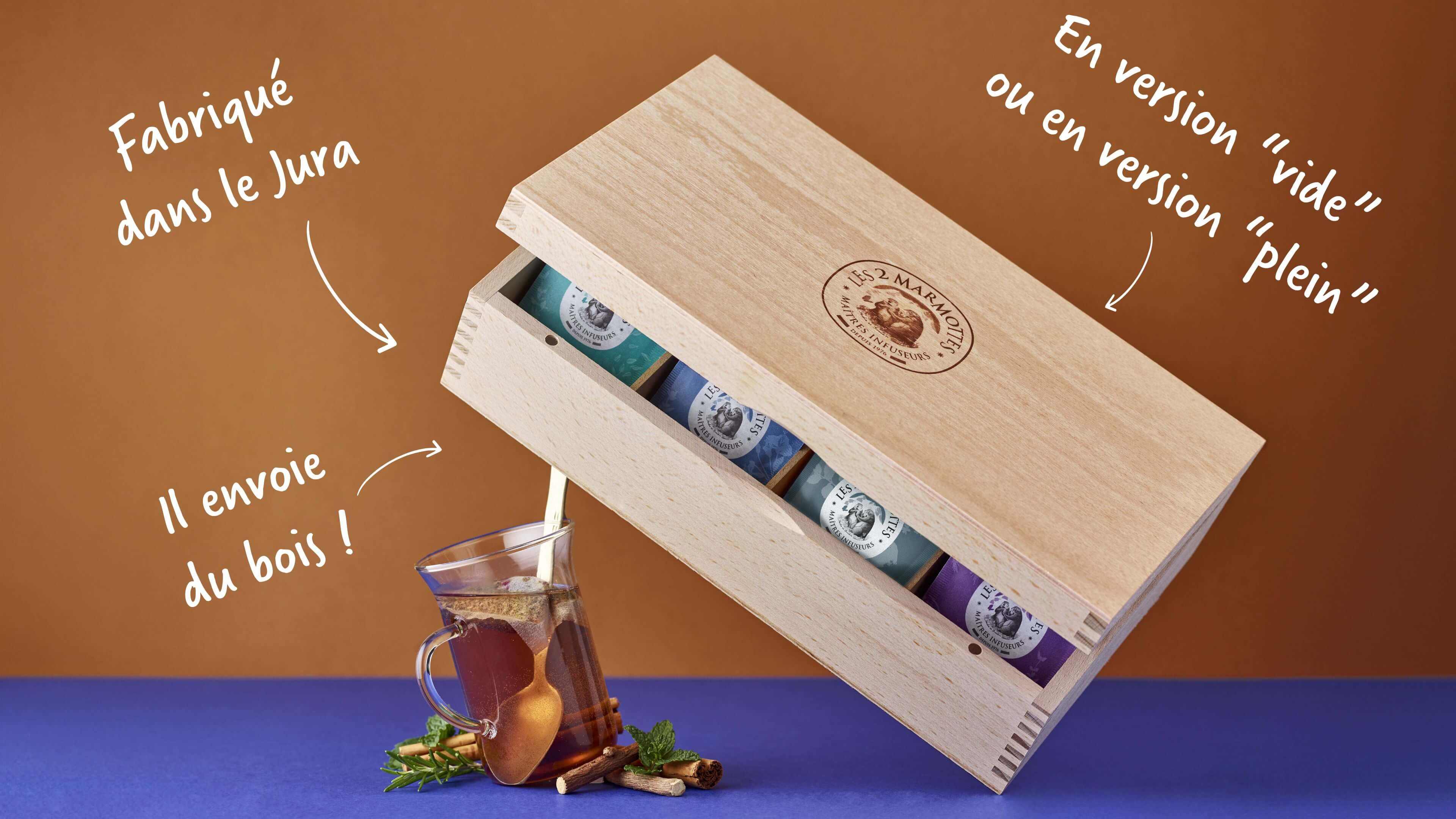 Idée cadeau pour la fête des grands mères : des tasses pour boire la tisane