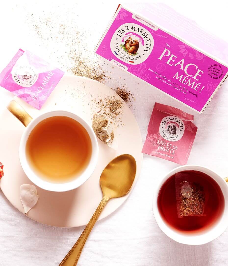 Peace Mémé, infusion relaxante utilisant la feuille de Cassis