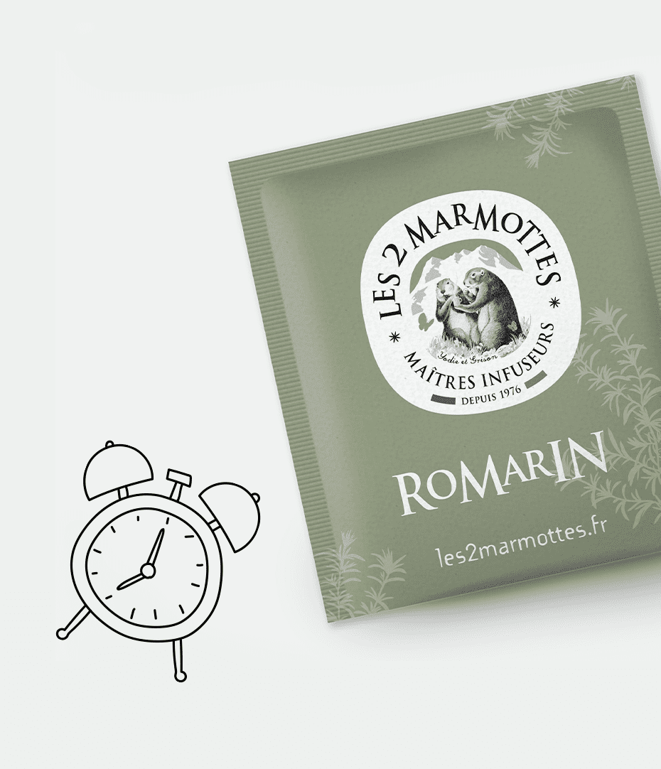 Rosemary herbal tea, no added flavourings