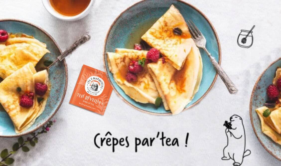 L’incroyable recette des crêpes au thé !