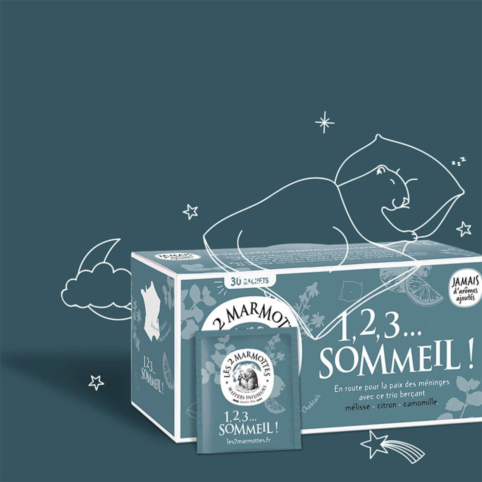 Infusion 1, 2, 3… Sommeil ! - Les 2 Marmottes