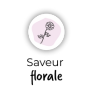 Cette tisane a des notes fleuries d'hibiscus et de fleurs de sureau