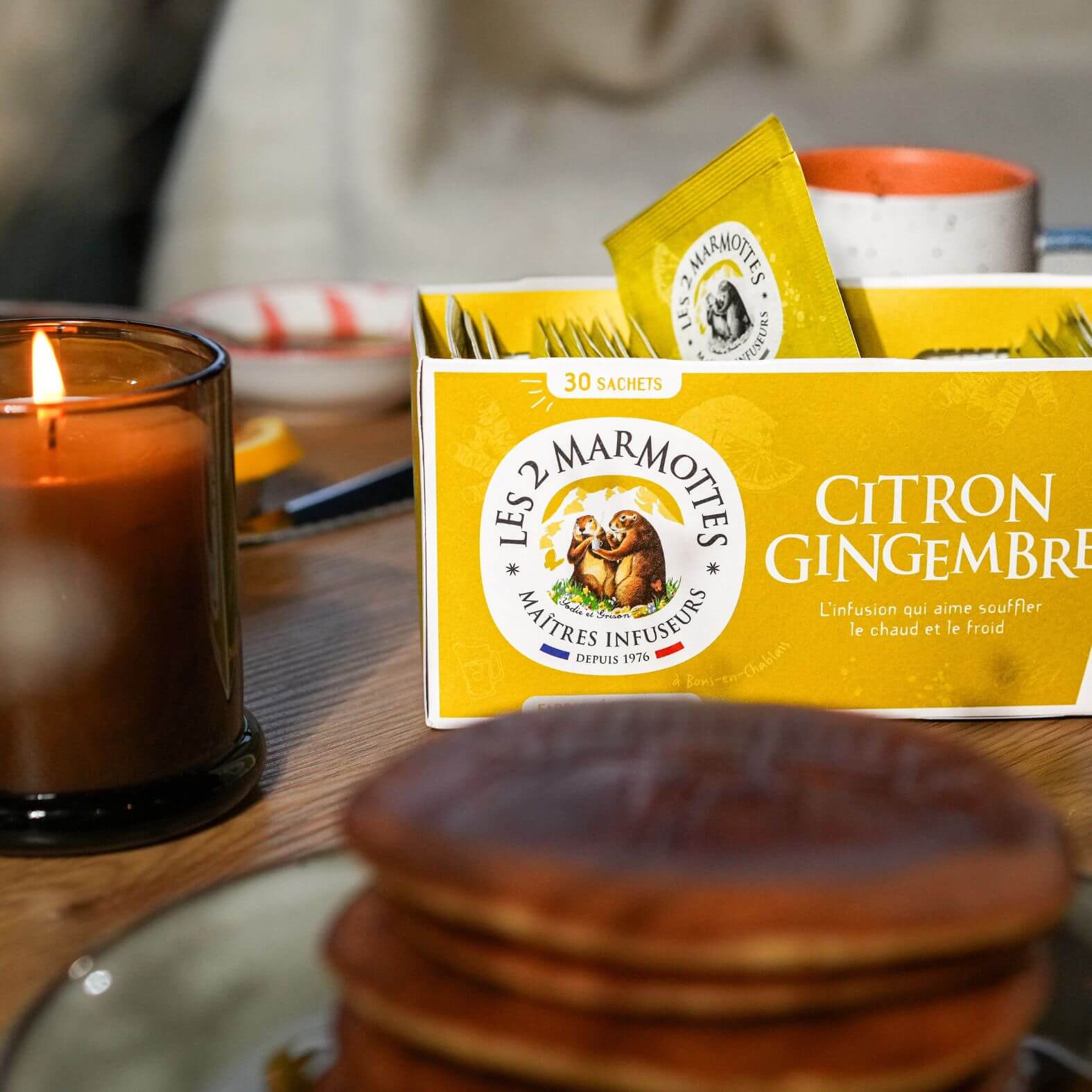 L'infusion citron gingembre peut se boire au petit déjeuner ou au goûter