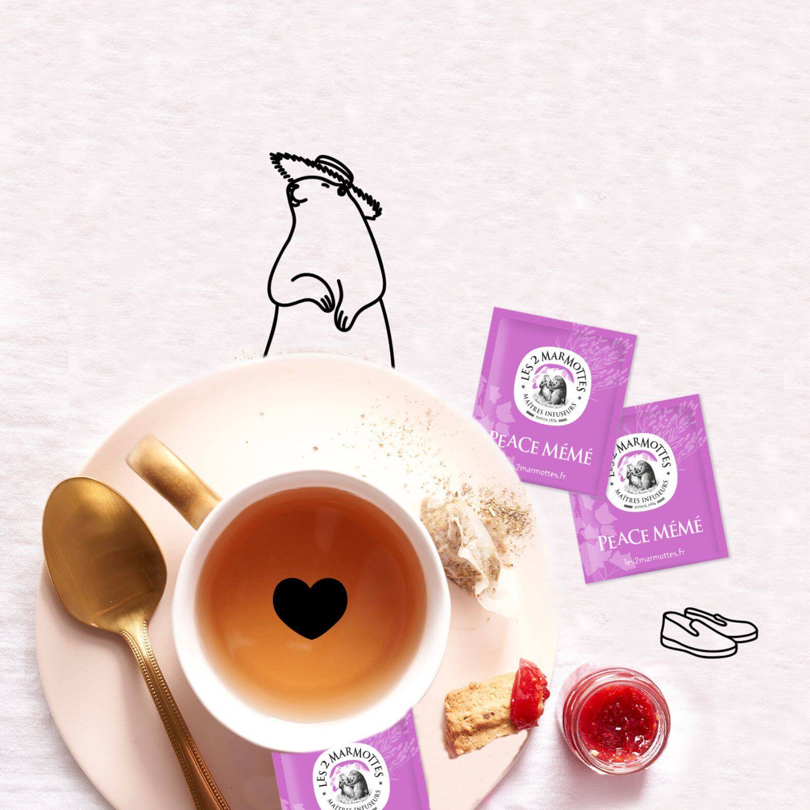 Blackcurrant leaf & lavender infusion : Peace Granny herbal