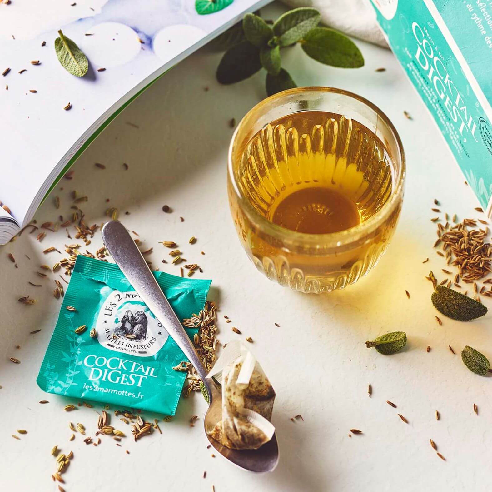 Tisane de sauge et fenouil pour digérer : Cocktail Digest